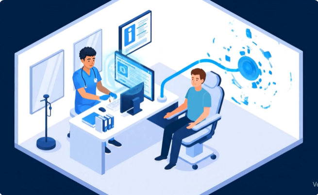 Wizualizacja interfejsu do zarządzania zleceniami w systemie LIS LabCARE