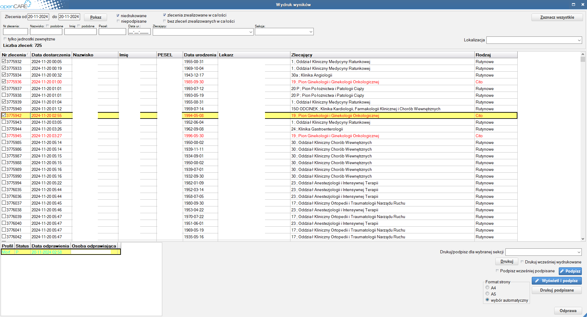 Moduł Mikrobiologii w systemie LabCARE